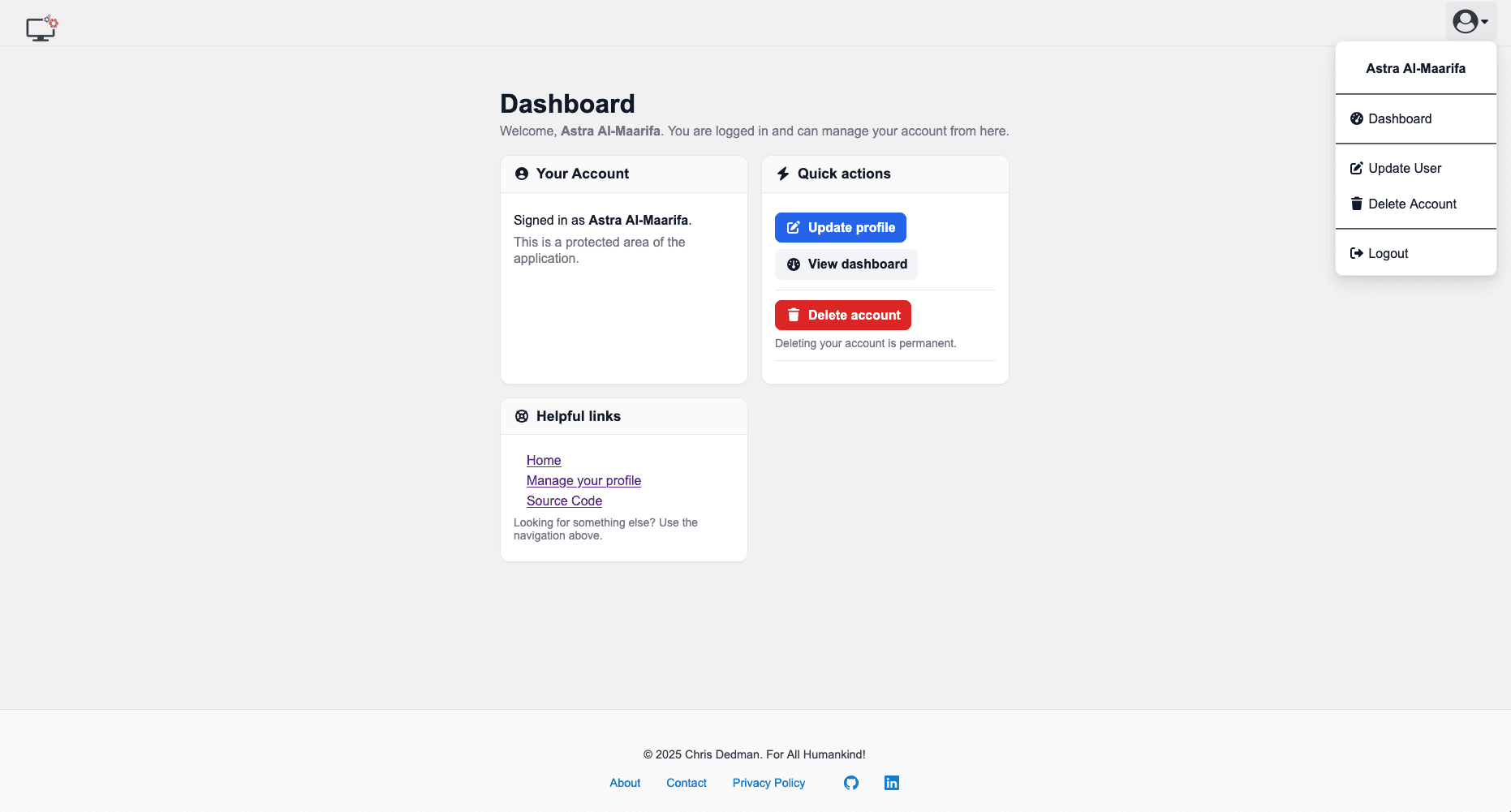 Dashboard CRUD Image
